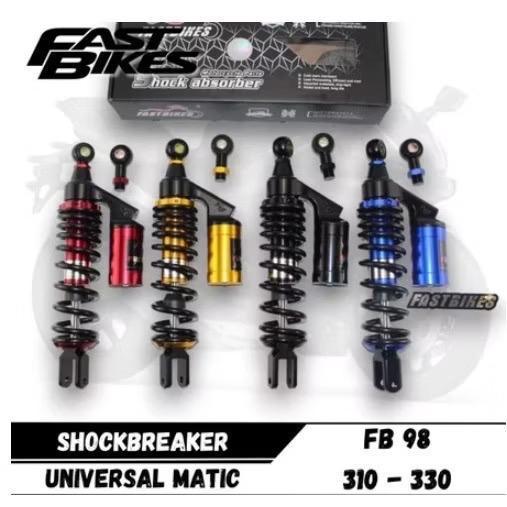 Shock G Plus Shockbreaker Tabung Atas Matic shock Model Rcb Full Warna Ukuran 310Mm & 330Mm