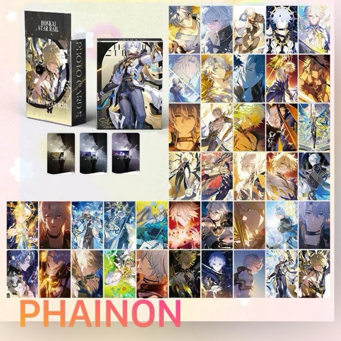 (50 Lembar)Phainon Photocard Hologram Honkai Star Rail - PHAINON PHOTOCARD