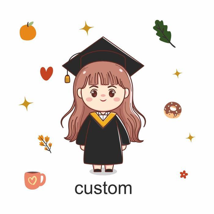 Denida Gift Box | Hadiah Wisuda Custom | Hampers Wisuda | Mug + Boneka - Cewe 1, Boneka+Mug Love