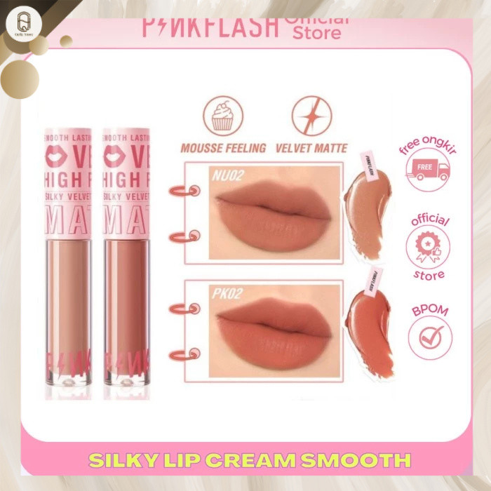 QEILA - PinkFlash Silky Velvet Lip Cream 2,3 gr Series