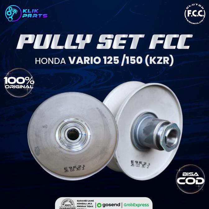 Pulley Set Fcc Honda Vario 125 / 150 (Kzr) Original Fcc 100%
