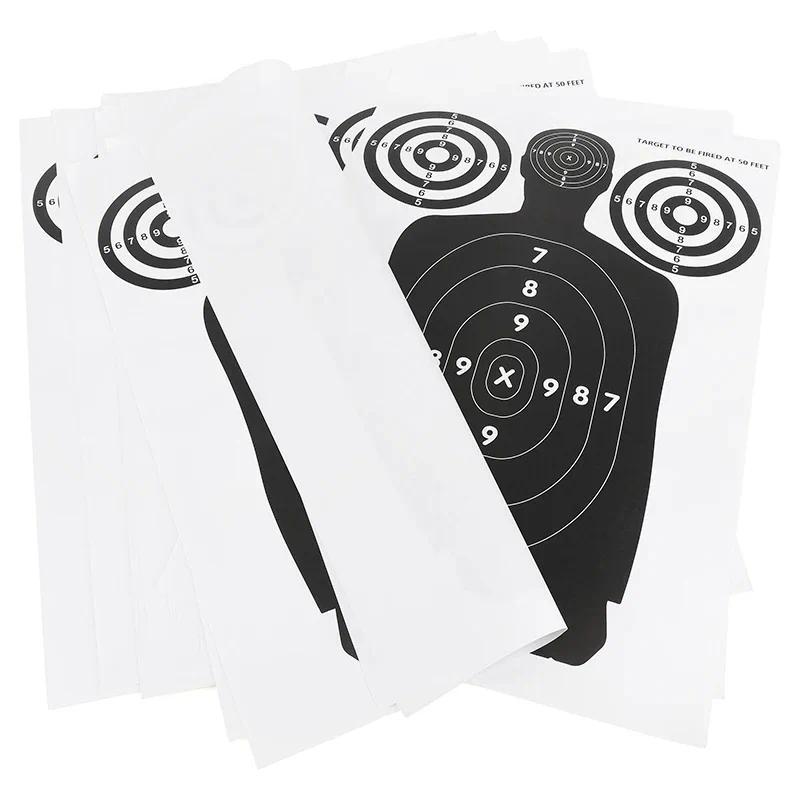 5/10/20pcs Target Papers Human Body Shape Targets For Bow Arrows Archery Shooting  Slings Darts Cata