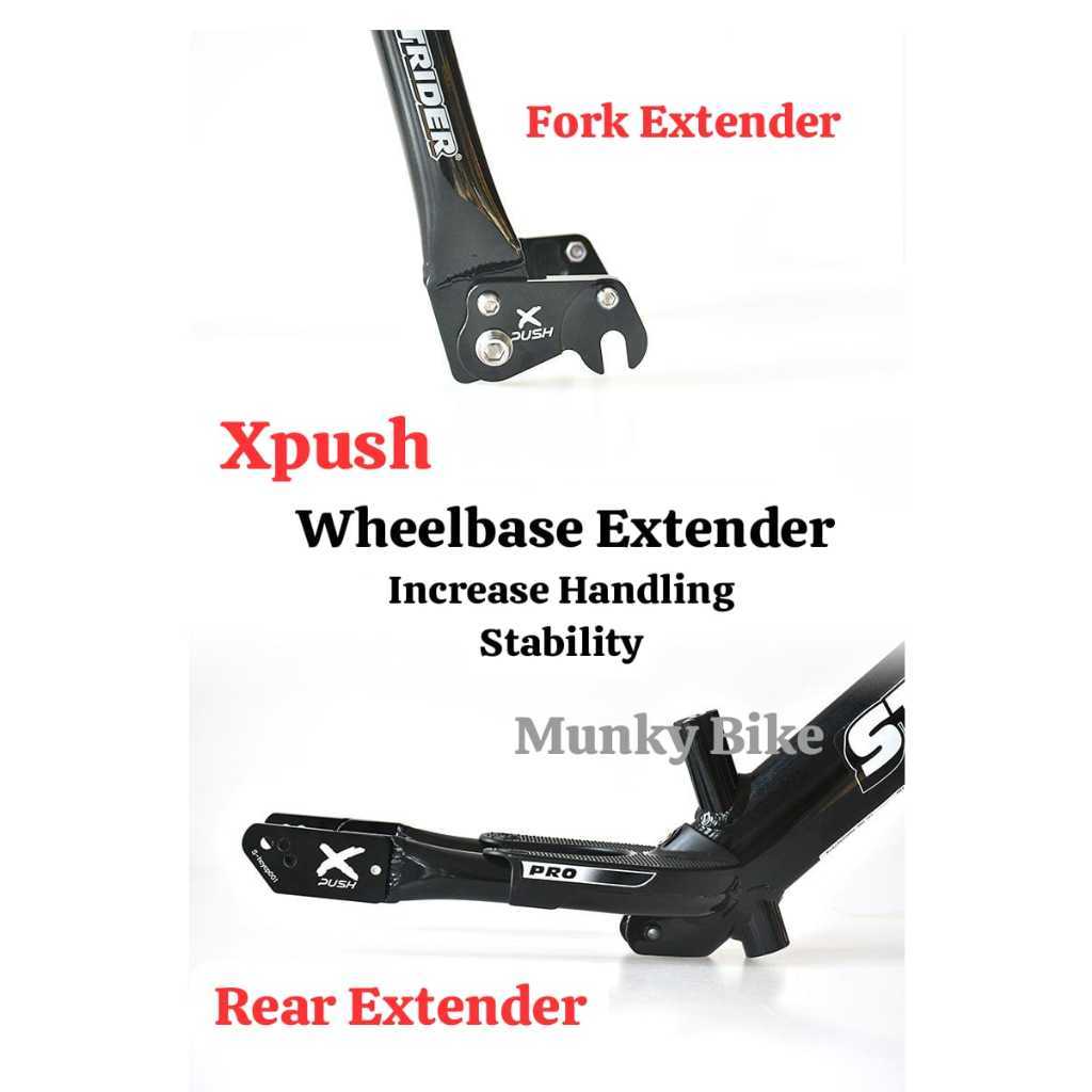 Foto Xpush Fork Front Rear Depan Belakang Extender Extension Adaptor Wheelbase Wheelset