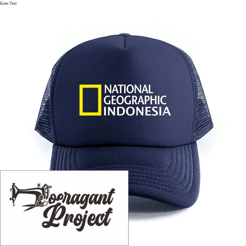 topi jaring natgeo indonesia / trucker hat natgeo indonesia