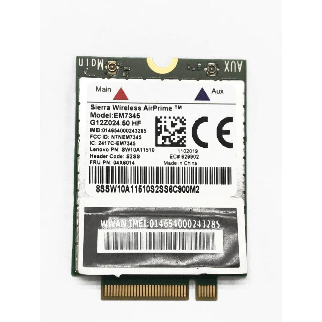 JINYUSHI Hot Sale EM7345 FRU 04X6014  Brand new GOBI5000 4G Module NGFF wwan card for thinkpad T440 