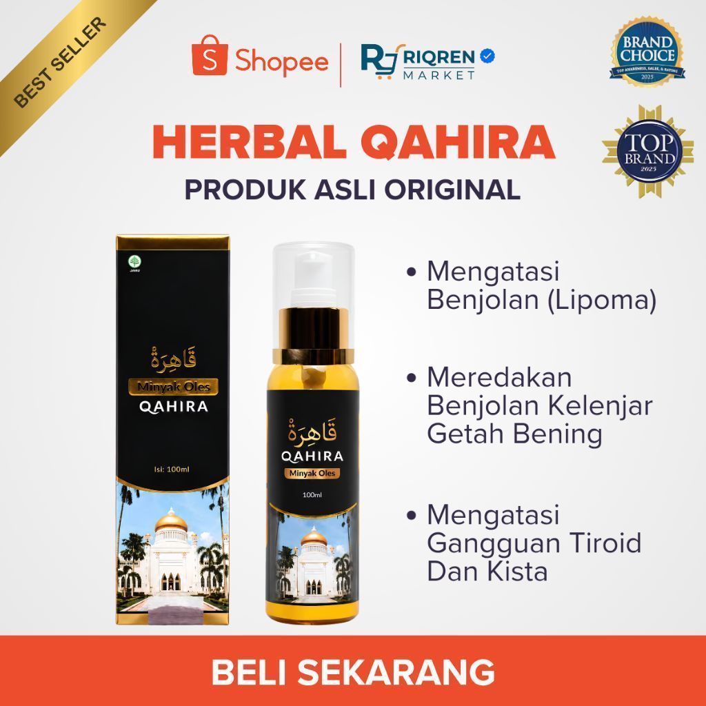Minyak Qahira Original Asli 100% Original Minyak Gosok Qahira Minyak Oles Penyembuh Penyakit Halal B