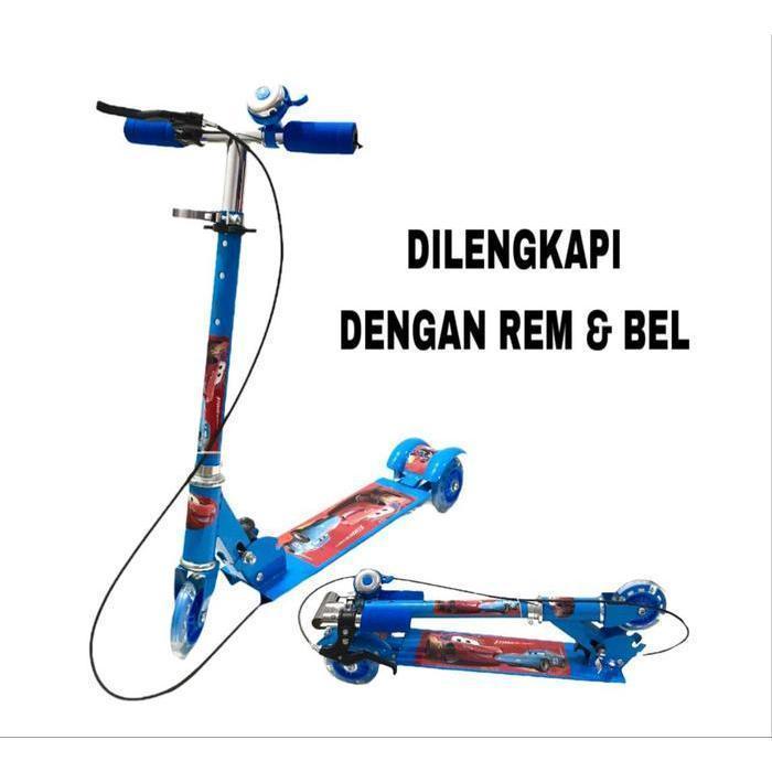 Hot Skuter Otoped Anak Grosir mantap - Biru, FROZEN
