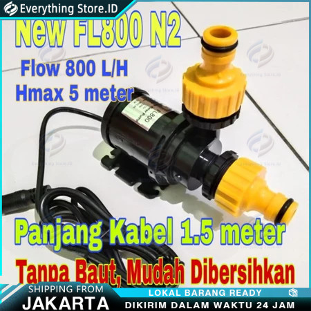 Pompa Air Celup Mini FL800 A Pompa DC 12V 800L/H