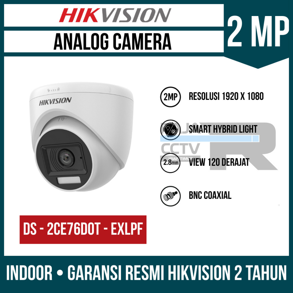 Kamera CCTV Hikvision 2MP Indoor Audio Turbo HD Camera CCTV
