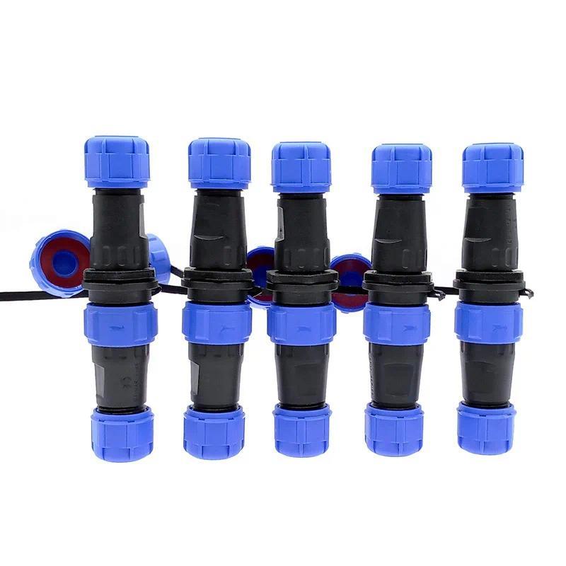 SP1310 SP1311 Waterproof Docking Connector Plug SP13 2pin 3pin 4pin 5pin 6pin 7pin IP68 Cable Connec