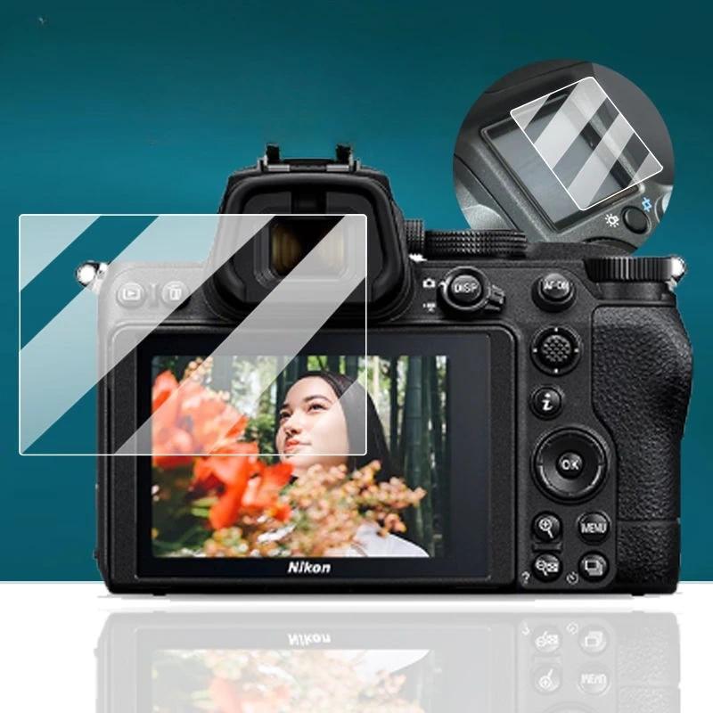 Pelindung Layar Kaca Tempered Transparan untuk Kamera Nikon Z9 Z8, Pelindung Layar Anti Gores Full C