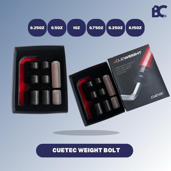 Cuetec Weight Bolt - Baut Pemberat Cuetec Stik Billiard - 0.5 oz