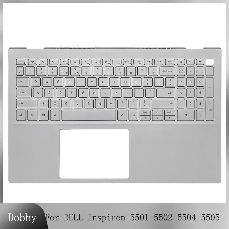 Original New US Keyboard For piron 15 5501 5502 5504 5505 Top Case Upper Palmrest Cover Case with Ke