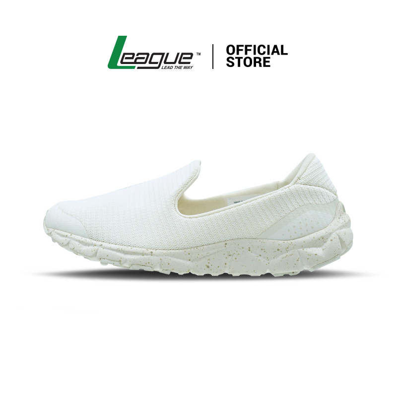 League Luna Craftedknit White/Grey Sepatu Lifestyle Wanita