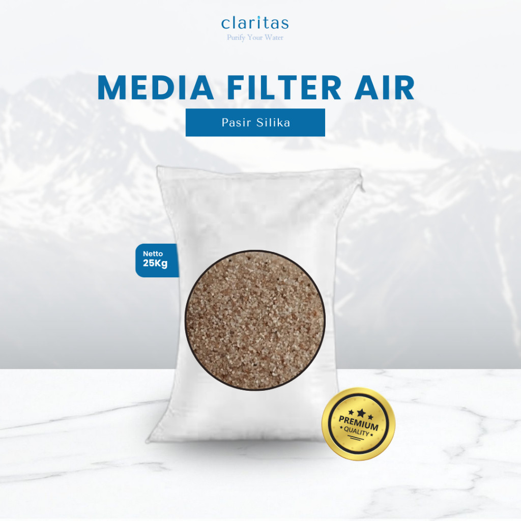 SEKAMBANGAN MEDIA FILTER PASIR SILIKA - Silika Sand - Pasir Silika - Pasir Kuarsa - Filter Air - Med