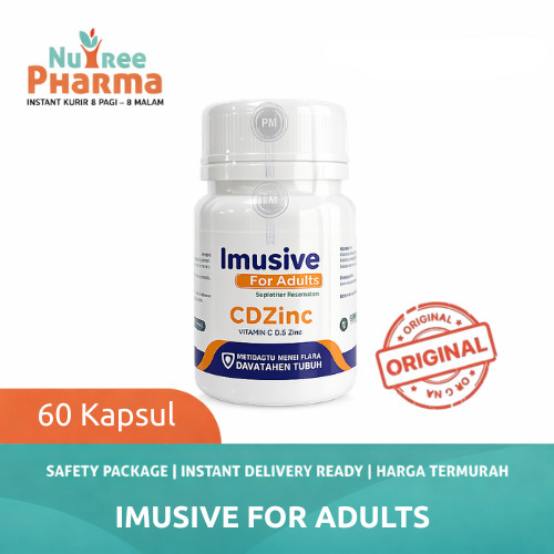 Imusive For Adults CD Zinc isi 60 Kapsul