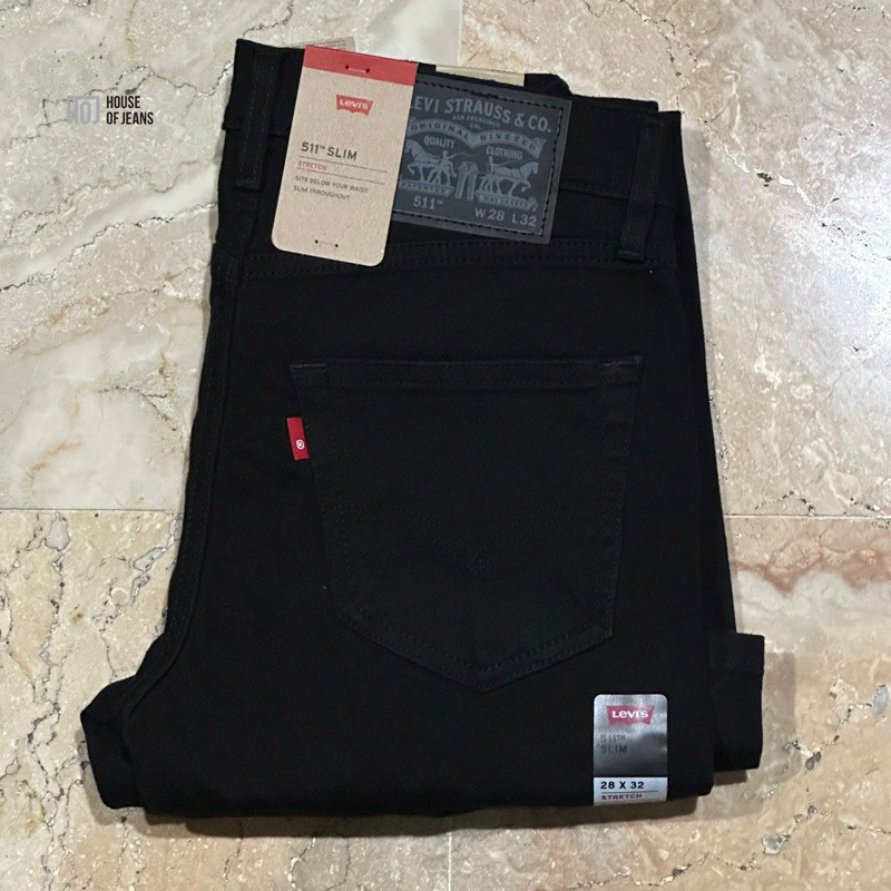 Jeans Pria 511 Slim Fit 511-2694 Hitam Stretch - Celana Jeans Branded - 100% Original