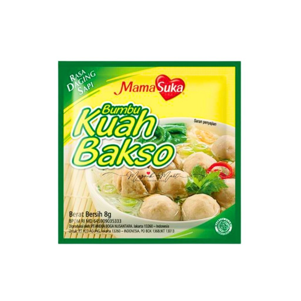 Mamasuka Bumbu Bakso Sapi 8 gr Frozen Food Mart Palembang