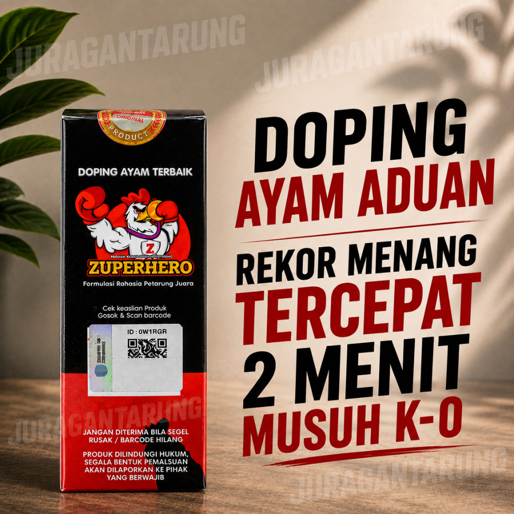 FERTUSHOP  [ZUPERHERO ORIGINAL],Doping Ayam Aduan Paling Bagus,Doping Ayam Aduan Terganas,Doping Aya