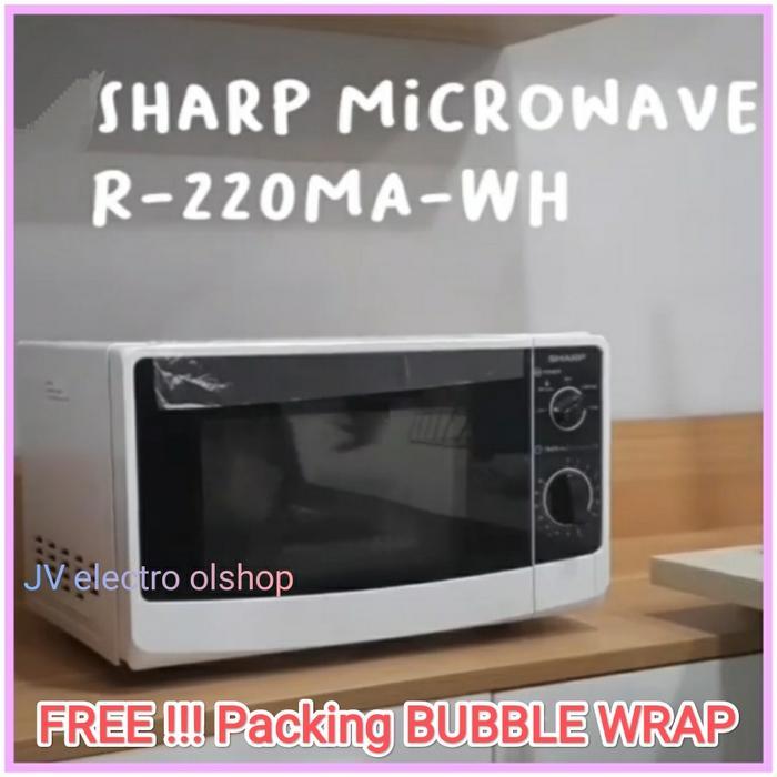 Microwave SHARP R-220MAWH 20 Liter - 450w / SHARP Microwave Low Watt