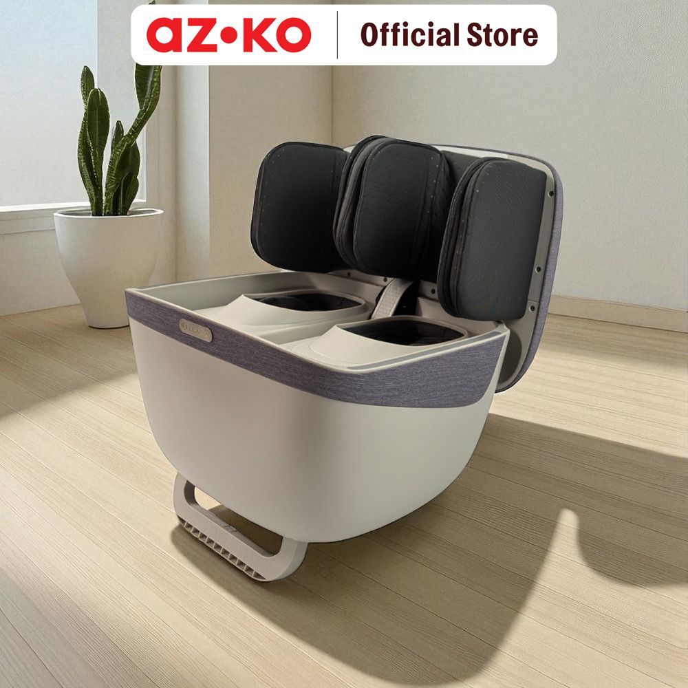 AZKO Lexata Alat Pijat Kaki & Betis Lipat - Abu-Abu Foot Massager Leg Massager Pijat Kaki Elektrik F