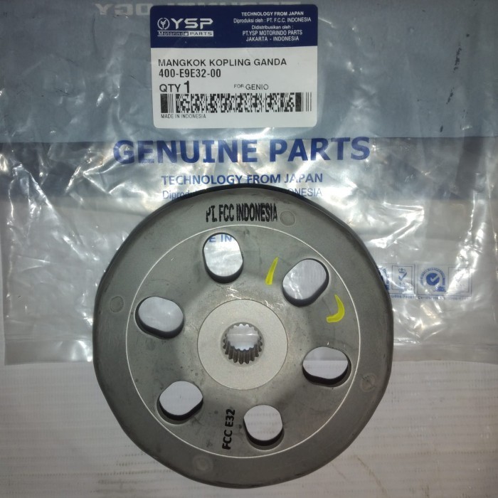 FCC Genio Mangkok Kopling Ganda | YSP Genuine Parts