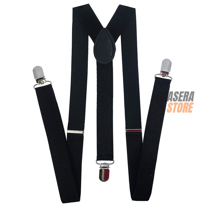 Suspender Bretel Pria Wanita Suspender Elastis Dewasa