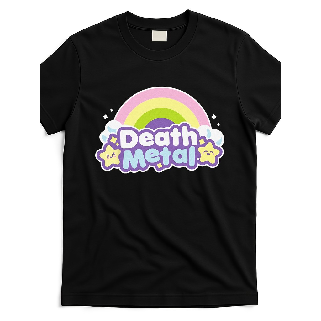 Kaos Konser Rock Halloween Unicorn Death-Metal - Unisex, Hadiah, Lembut & Adem