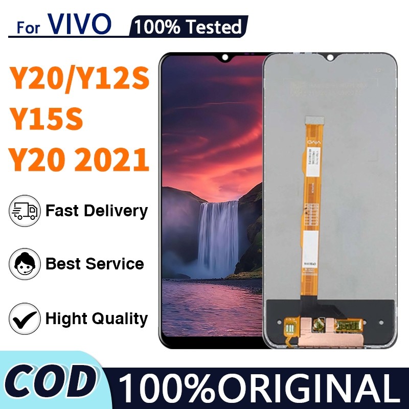 Kittyphone3 【ORIGINAL】LCD for VIVO Y20 Y15S Y12S Y20（2027）/Y20 2021（V2043）FULLSET TOUCHSCREEN/LCD fo
