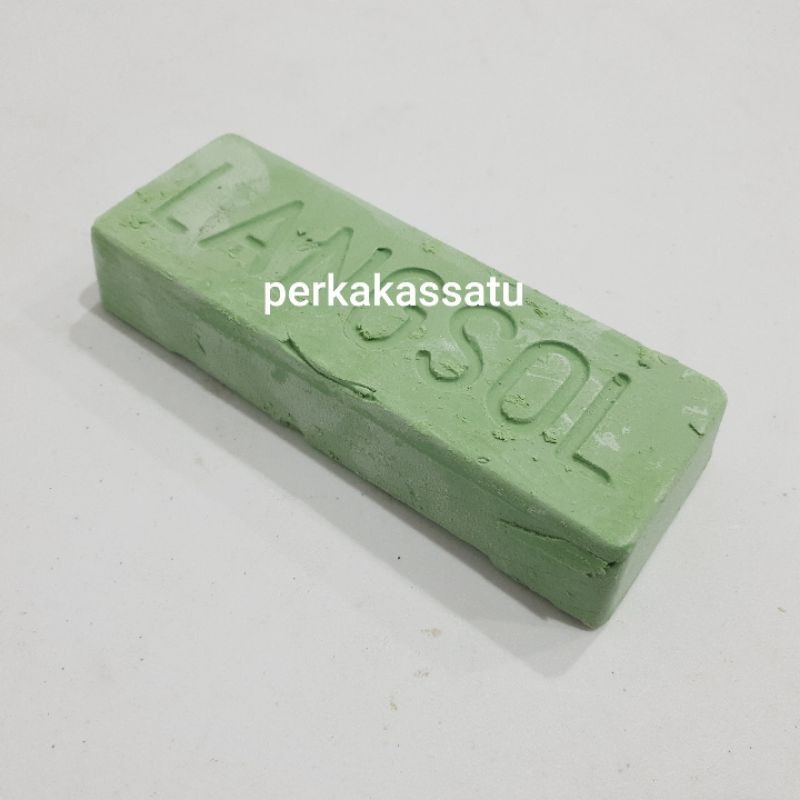 BATU POLES LANGSOL HIJAU PENGKILAP POLISH BESI STAINLESS STEEL
