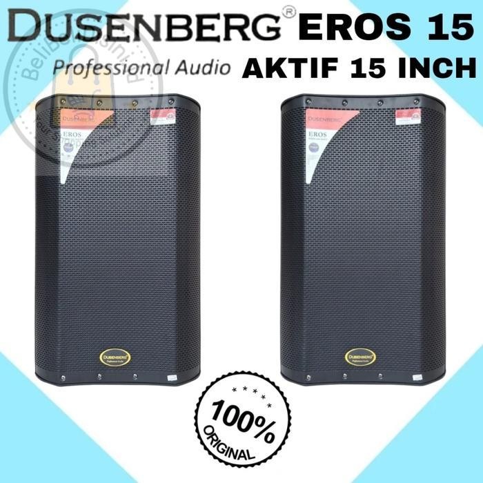 SPEAKER AKTIF BLUETOOTH KARAOKE SMART TV YOUTUBE DUSENBERG 15 INCH EROS 15 SPEAKER KARAOKE INDOOR OU