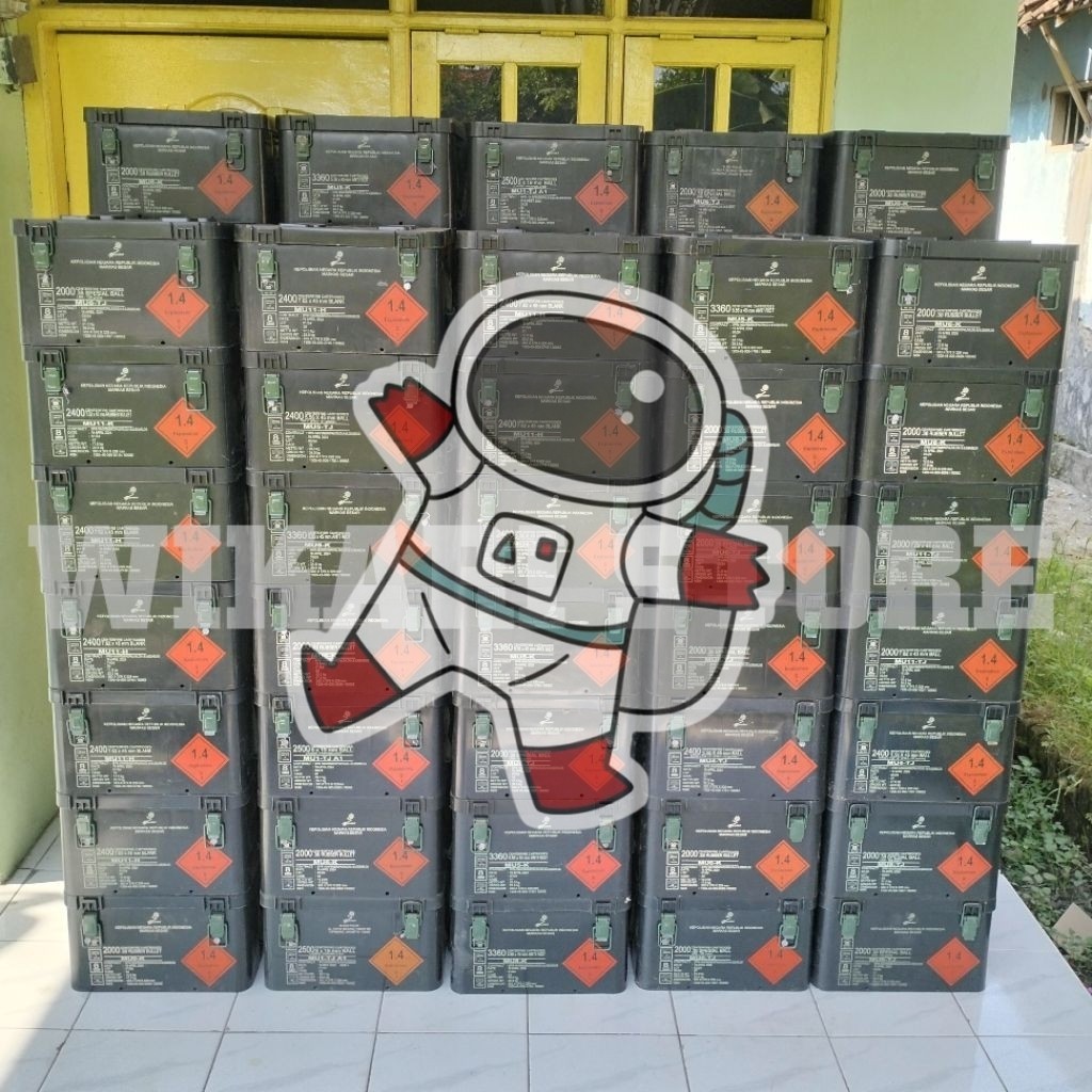 Box pindad kotak peluru army polri tni / Tool box penyimpanan perkakas