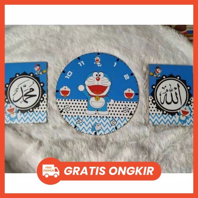 SET JAM DINDING KARAKTER / JAM DINDING KALIGRAFI