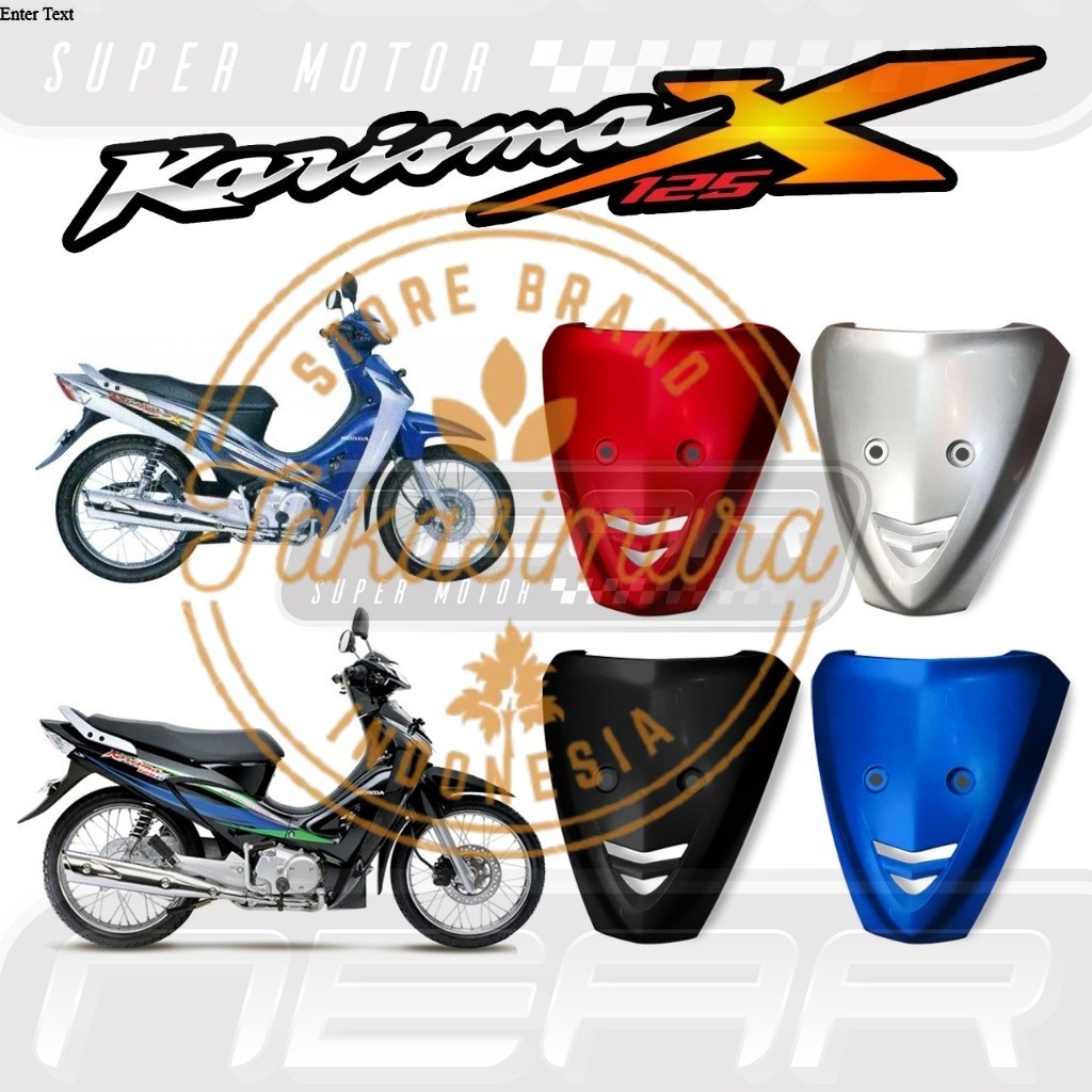 AJM - Panel Depan Karisma X 125 Karisma D 125 Tameng Karisma X 125 D Semua Warna