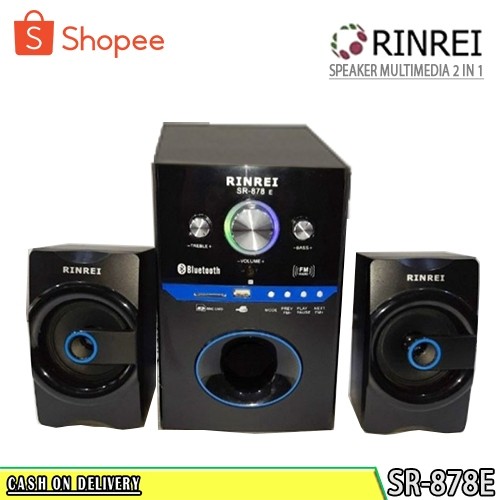 Speaker Aktif RINREI SR 878 E / SR-878F Audio Multimedia 2.1 Super Woofer Bluetooth Super Bass