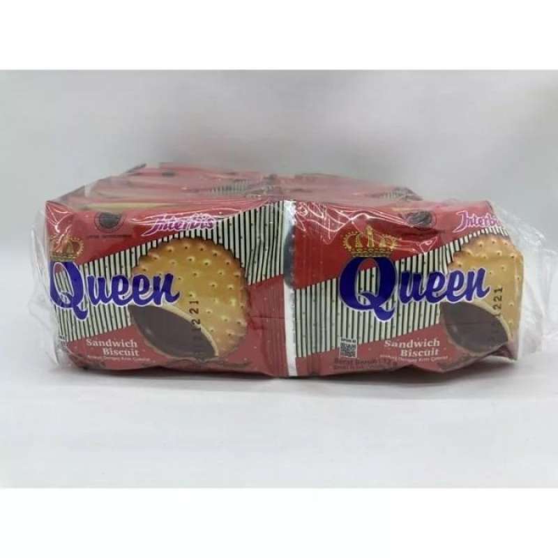 SAM INTERBIS BISKUIT QUEEN Biskuit Rasa Kacang Dan Rasa Coklat