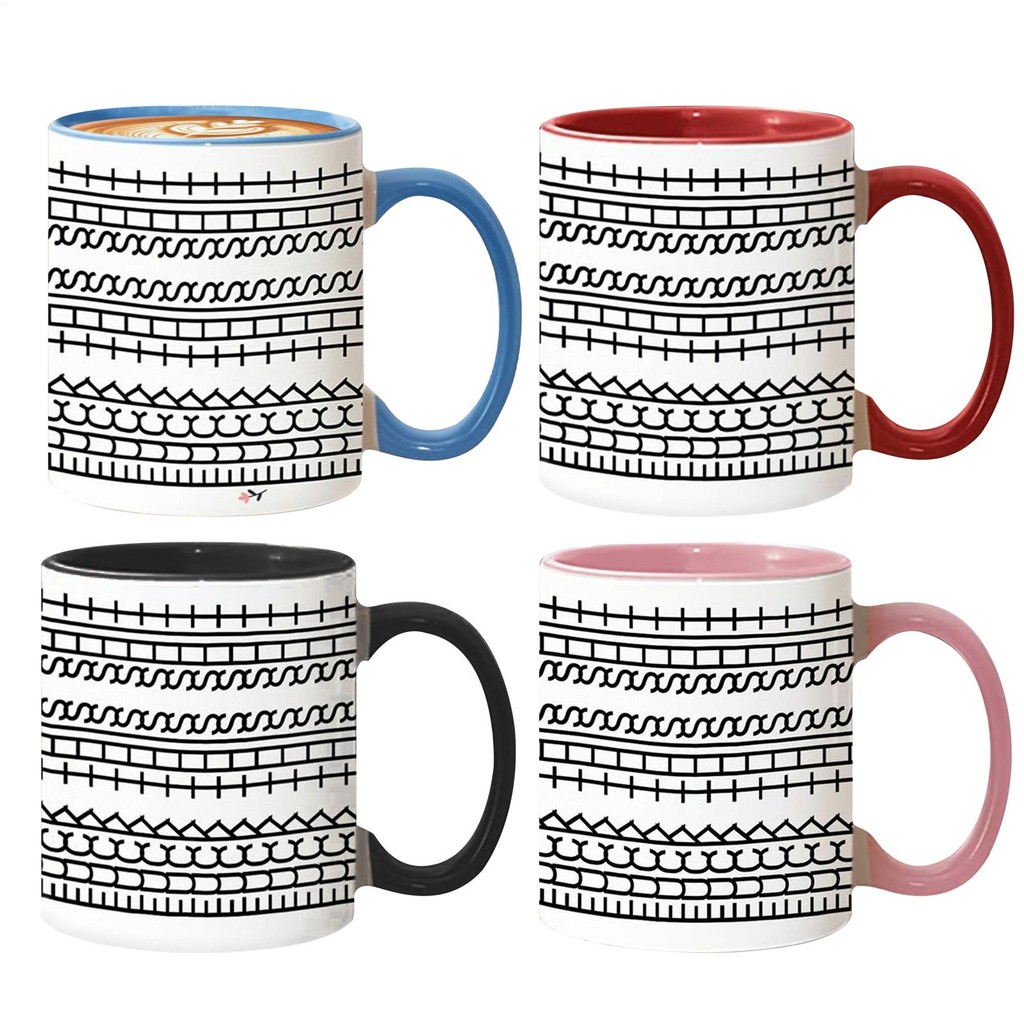 Hide Message Coffee Mug Ceramic Chocolate Milk Cup Modern Coffee Lover Gift Kitchen Accessories Mess