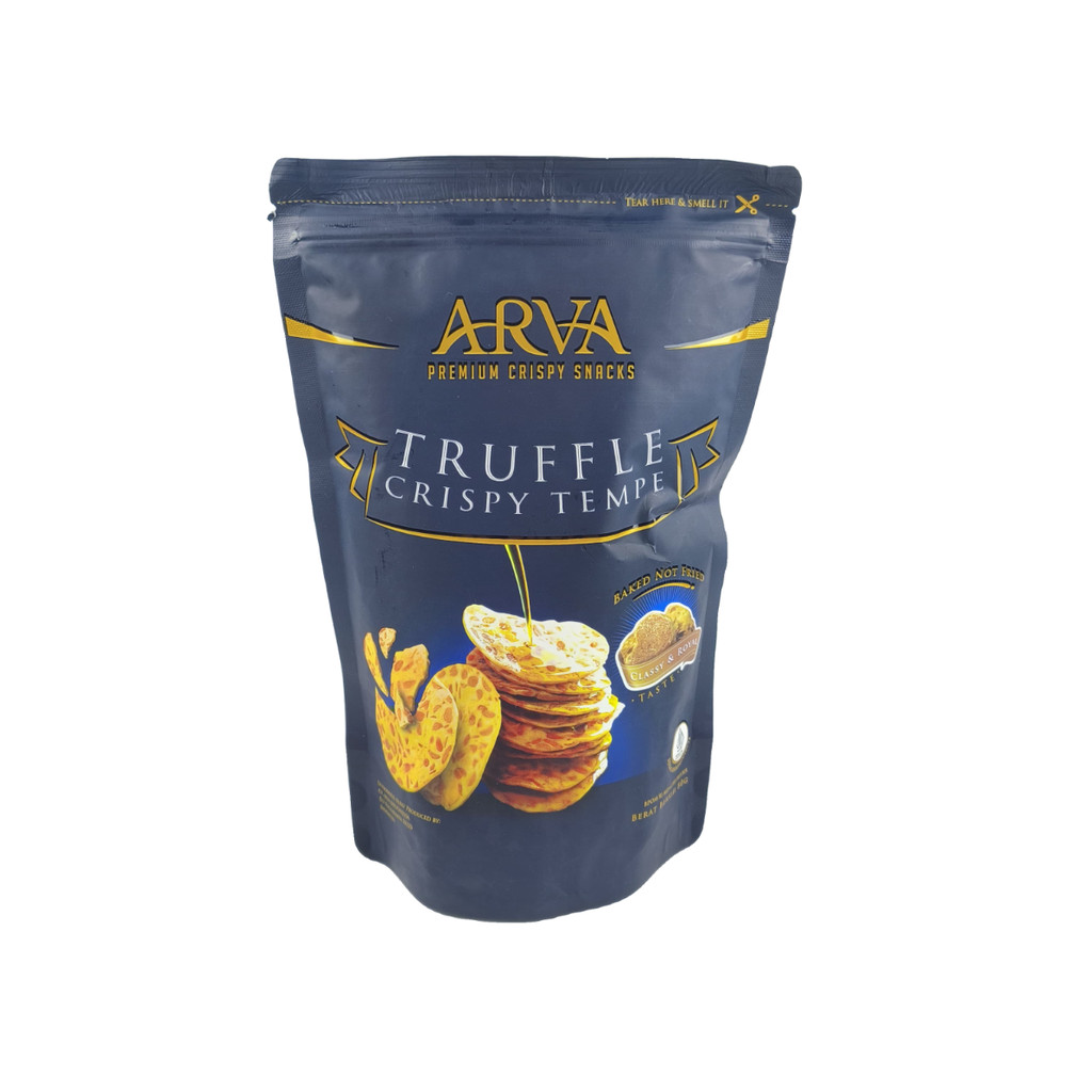 Arva Truffle Crispy Tempe 80Gr Keripik Tempe