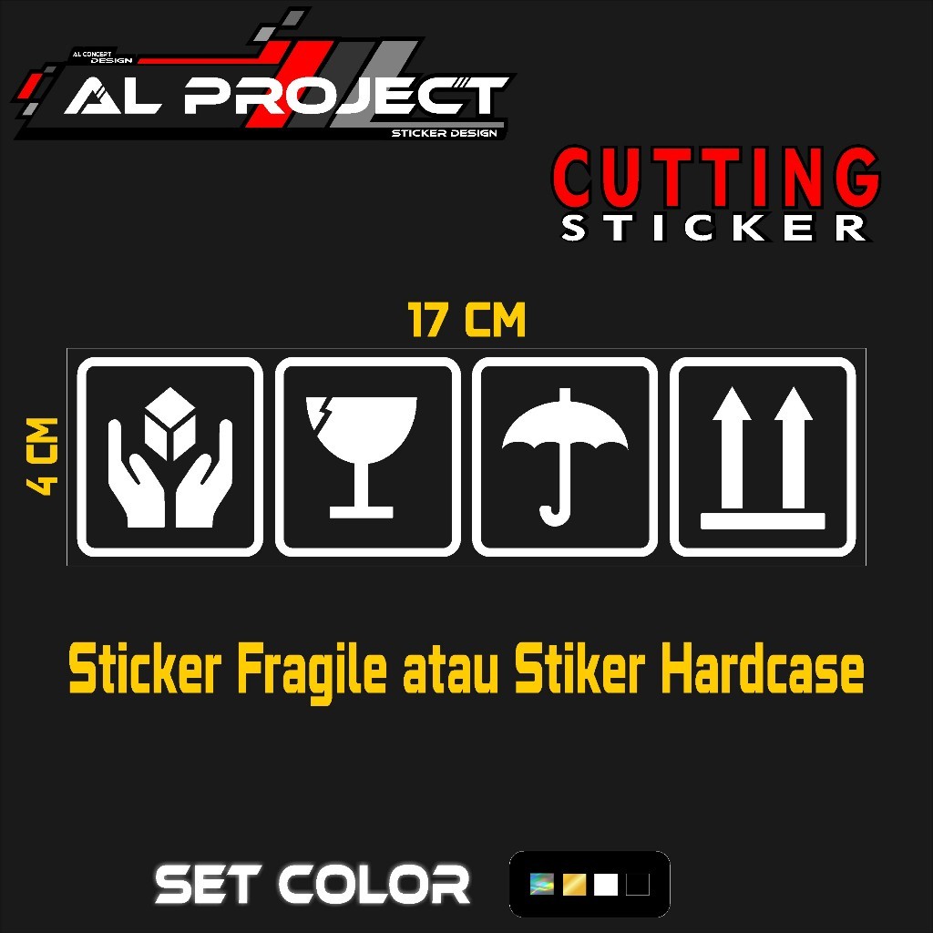 COD CUTTING STICKER Anti Fragile Variasi Stiker Hardcase Simbol Tanpa Minimal Pembelian Code AL01