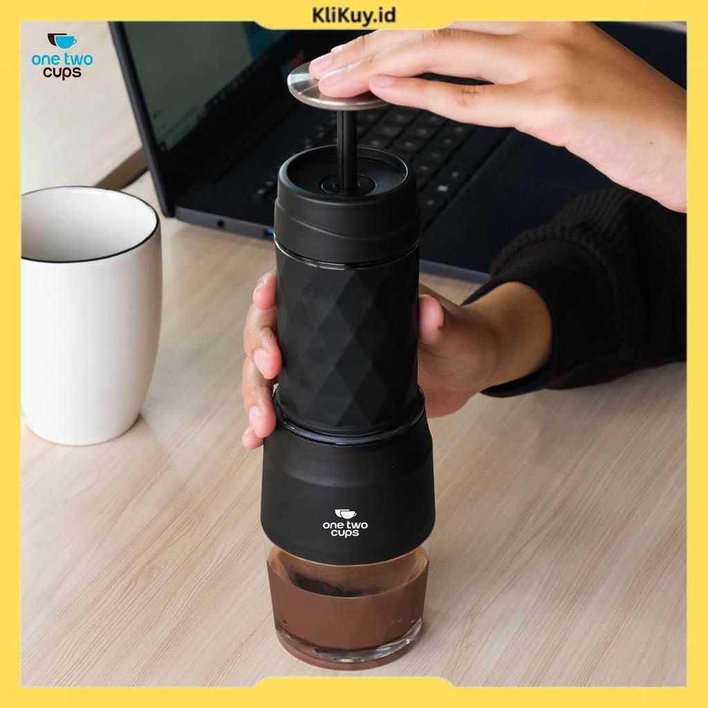 ONE TWO CUPS HS-8439 – Mini Espresso Maker 3-in-1 20 Bar 120 ml