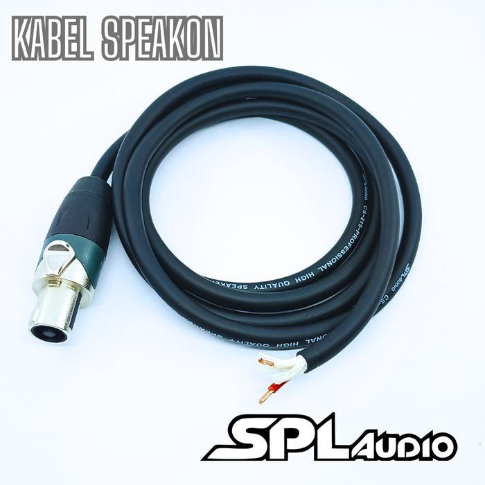 SPL Audio Spikon to Speaker / Kabel Speaker Satu Spikon Kabel SPLAudio 2x2.5mm - 1 Meter