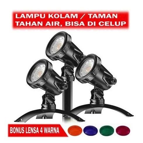 CLD Lampu LED Air Mancur Kolam Ikan Lampu Taman Lampu kolam renang Tahan air