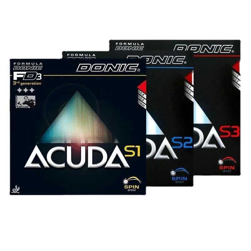 Original Donic high quality  Acuda S1 S2 S3 Table Tennis Rubber Pimples In With Ping Pong Sponge Ten