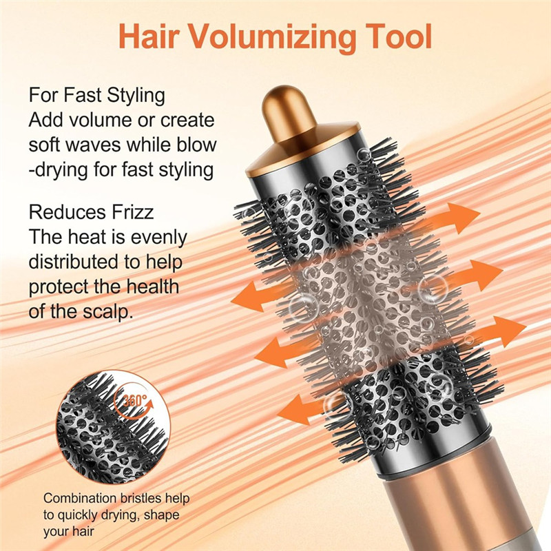 A01M-For Dyson Airwrap Long Barrel For Dyson Airwrap Attachments For Dyson Airwrap Gold