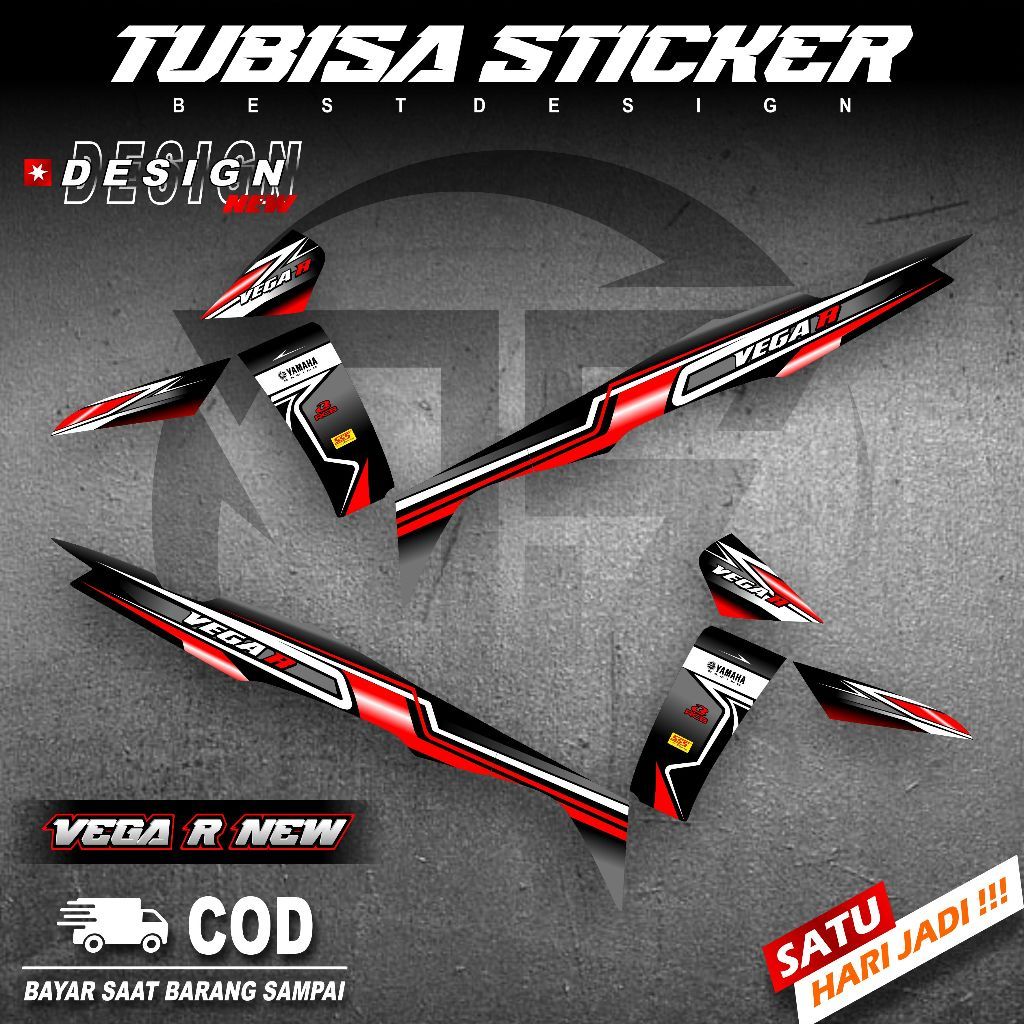 Sticker Striping Variasi Vega R New - Stiker Striping Motor New Vega R