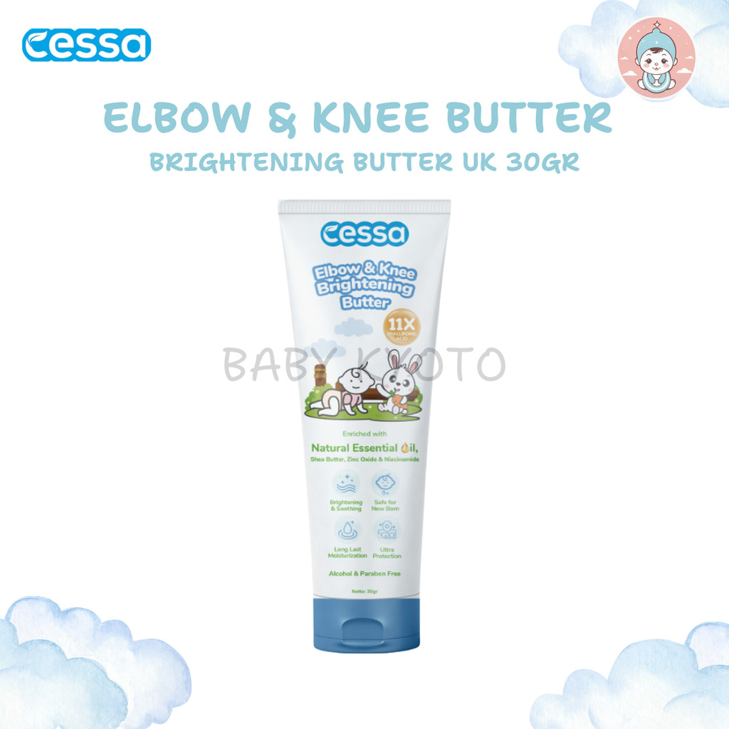 BK Cessa Elbow & Knee Brightening Butter 30Gr Skincare Bayi Mencerahkan Menghindrasi Kulit Anak
