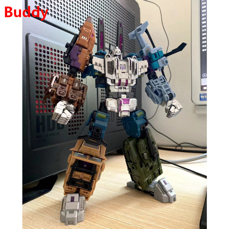 PocketToys Transformation Bruticus 5 in 1 PT05 PT-05 Combo G1 Battle Titan 27cm Action Figure Toy Co
