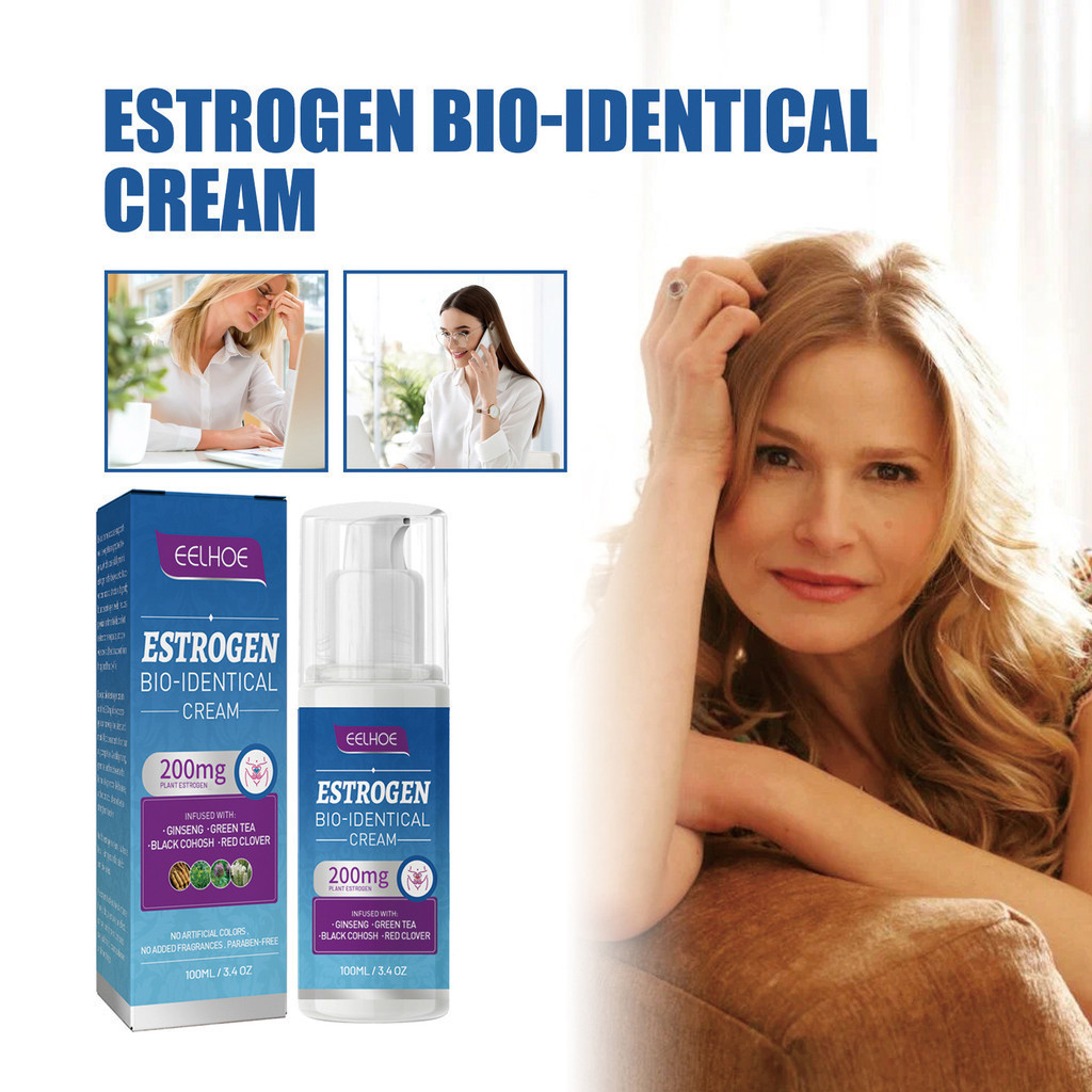 EELHOE Estrogen Bio-identical Cream Menopausal Oestrogen Cream Estrogen Cream Estrogen Relief Cream 