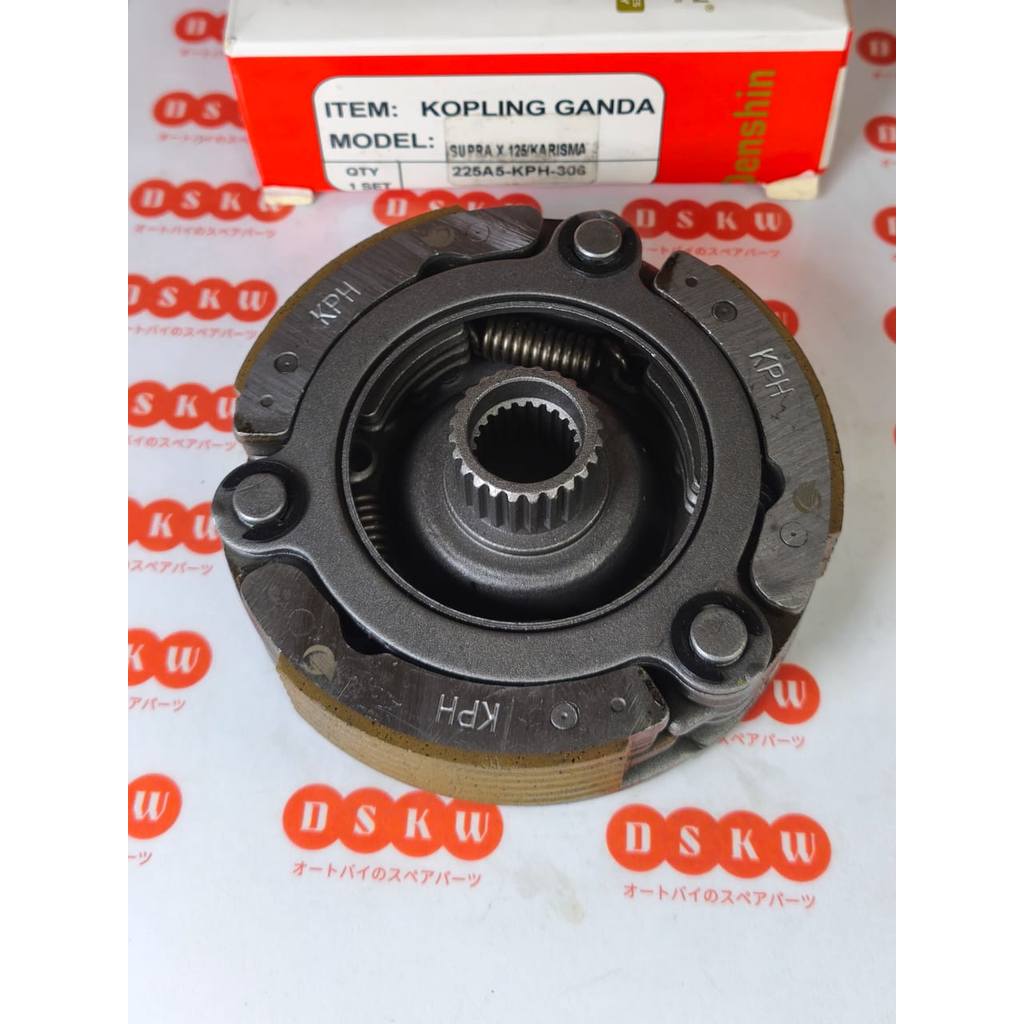 Otomatis  Kampas Kopling Ganda Assy KARISMA | SUPRA X 125 KARBU Denshin