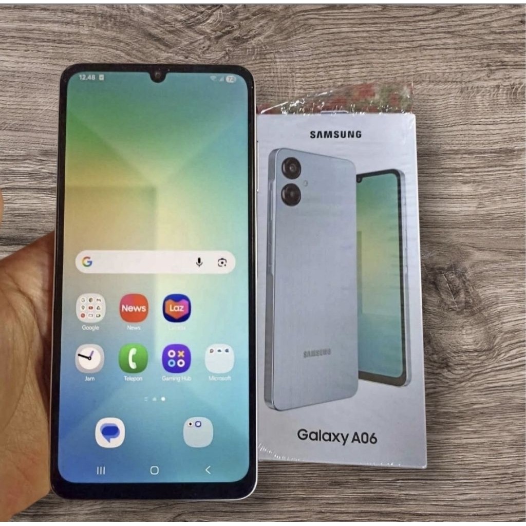 Samsung a06 versi ram 6 128gb dan ram 4 64gb hp second lengkap original siap pakai murah